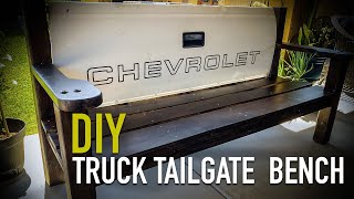 DIY - Truck Tailgate Bench