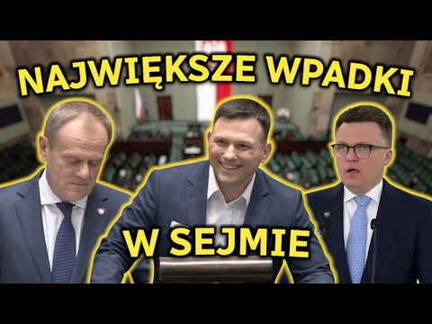NAJWIĘKSZE WPADKI W SEJMIE 🔥 (MENTZEN, TUSK, HOŁOWNIA I INNI)
