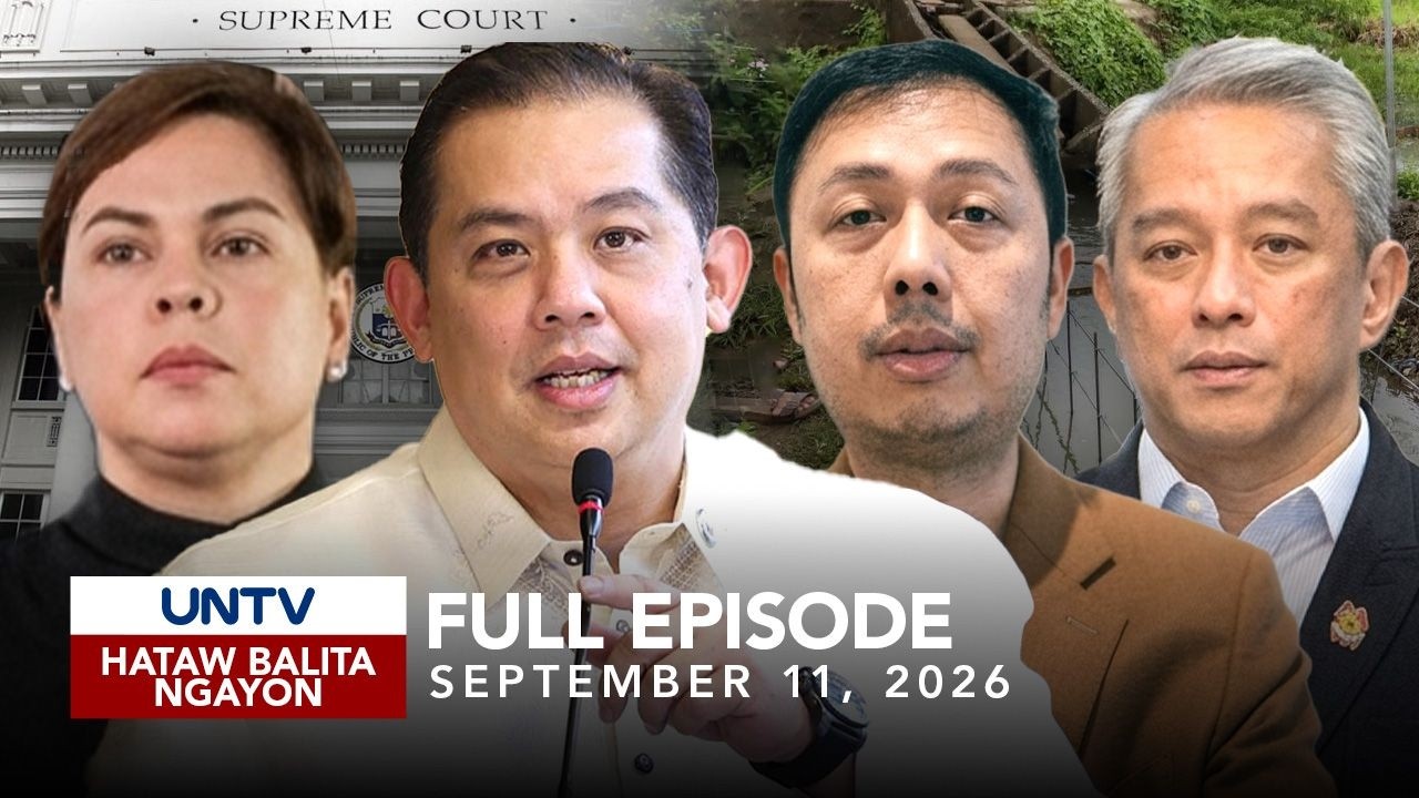 UNTV: Hataw Balita Ngayon | September 11, 2026