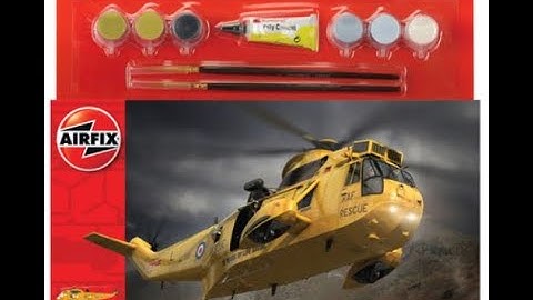 Airfix 1/72nd Sea King HAR3 Starter set complete build