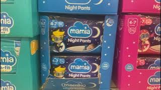 Aldi mamia night pants oampets nappies with price