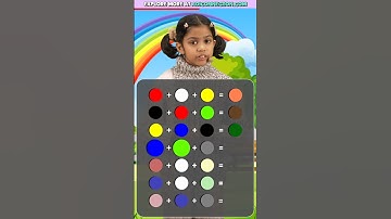 Combinations of 3 Colors 🎨 Part-2, Color Combinations in English, Adi Connection #shorts