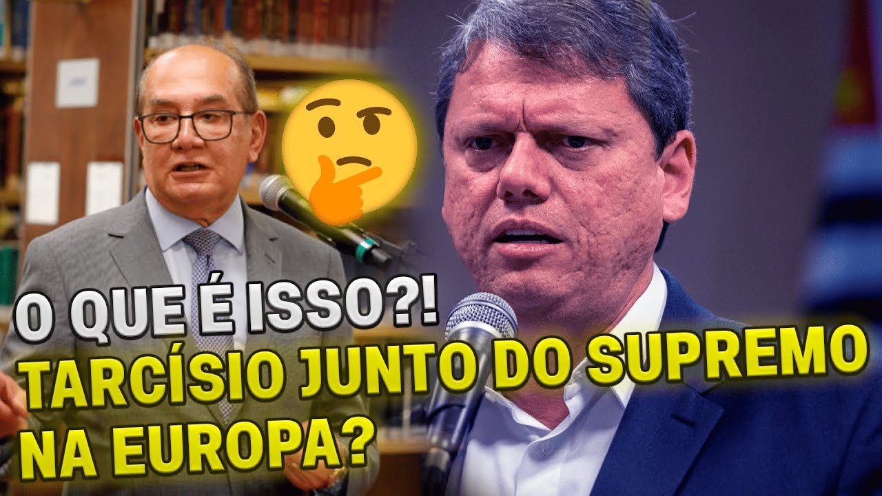 TARCÍSIO em evento na Europa com ministros do STF? Descubra sobre o que ...