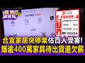 標榜「低價高質感」合宜家居突停業！估百人受害 客怨4萬元餐桌椅沒來／員工透露「逾400萬元」家具待出貨還欠薪！網路仍持續賣【民怨調查局】