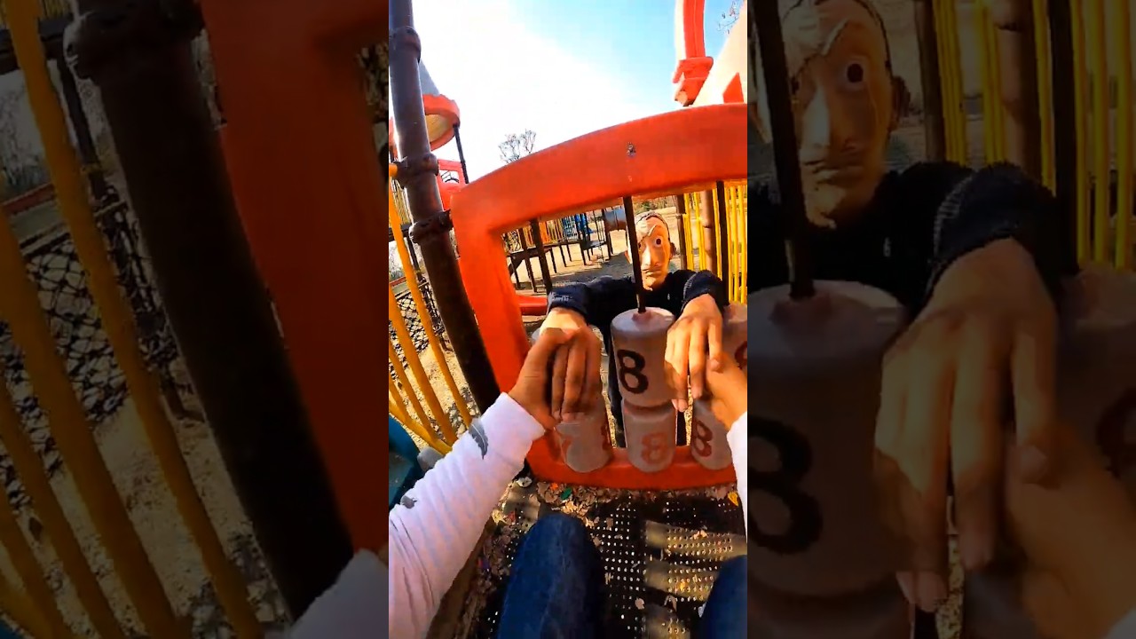 bella ciao playground parkour lovely sliding POV😍 