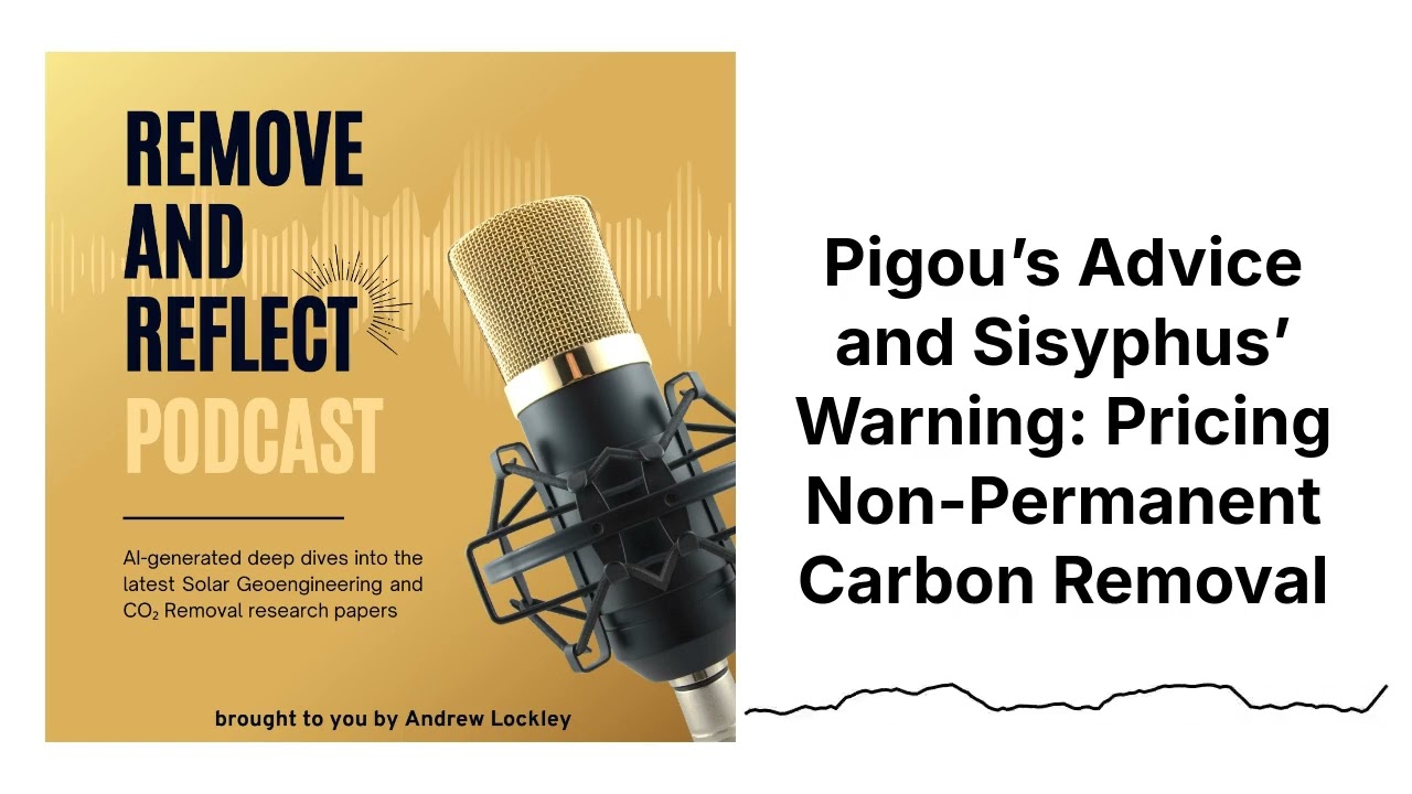 Pigou’s Advice and Sisyphus’ Warning: Pricing Non-Permanent Carbon Removal