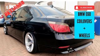 BMW 530D E60 Coilovers and wheels fronts part 1