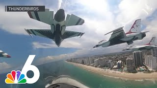 Thunderbirds take to the skies ahead of the Fort Lauderdale Air Show by NBC 6 South Florida 478 views 16 hours ago 2 minutes, 19 seconds