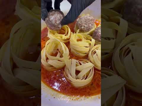 Гнёзда с фаршем #рецепты #food #shortsvideo #cooking #фарш #rek #рекомендации