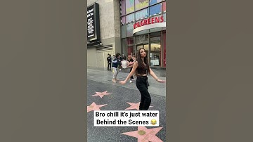 Bro Chill It’s Just Water Behind the Scenes 😂 #shorts