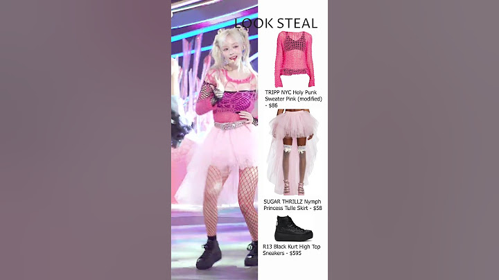 aespa Winter's outfit for Supernova Inkigayo 20240519! 🎀 #aespasupernova #kpopoutfit
