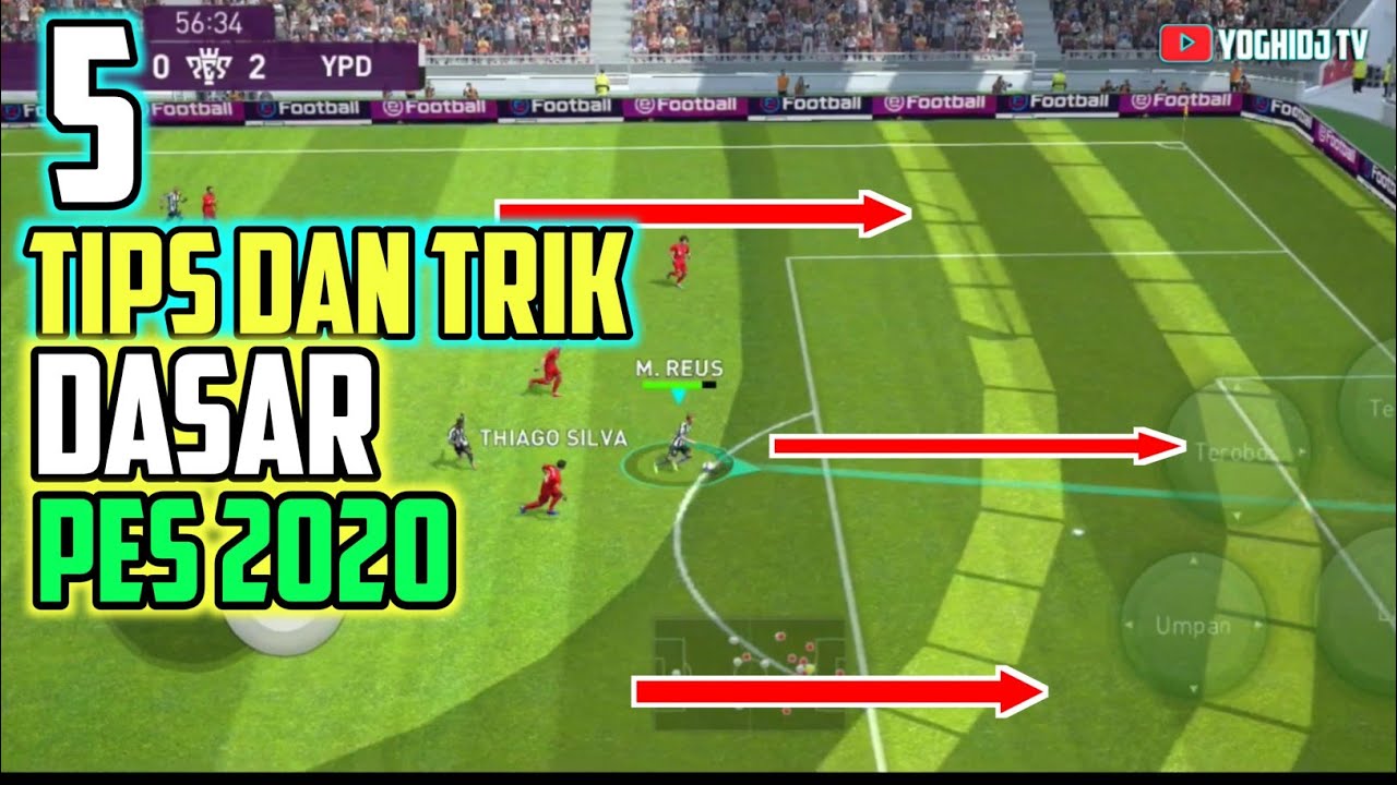5 Tips dan Trik Dasar Efootball PES 2021 Mobile - YouTube