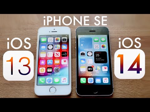 iPhone SE: iOS 14 Vs iOS 13 - YouTube