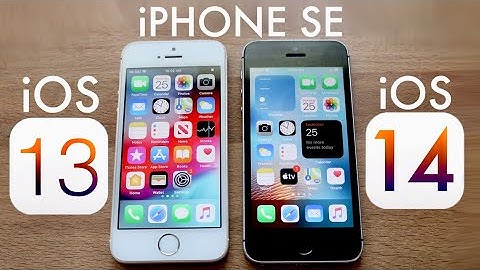 iPhone SE: iOS 14 Vs iOS 13