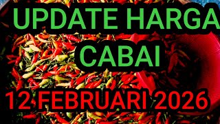 Update on cayenne pepper prices today, February 12, 2026 at the Pare Kediri main market, East Java