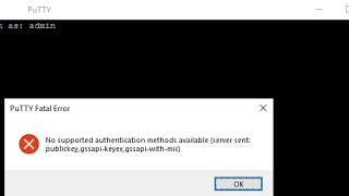 #PUTTY PASSWORD ACCESS DENIED