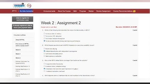 Big Data Computing Week 2 Assignment || NPTEL Assignment Solution 
