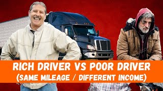 Rich Trucker vs Poor Trucker (Two Lease Operators: Same Truck, Same Mileage,  Vastly Different Pay)