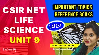 CSIR NET Life Science UNIT 9 Lecture - Syllabus | Important Topics | Reference Books - LATEST!