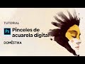 TUTORIAL Photoshop : Creación de un Pincel de Acuarela | Ricardilus | Domestika