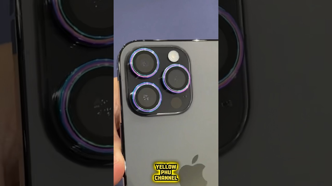 Sapphire Lens Protector Color Titanium iPhone 14 Pro Max 