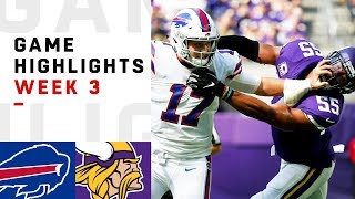 Bills vs. Vikings Week 3 Highlights | NFL 2018
