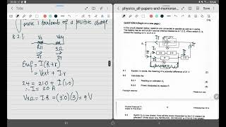 FREE STATE SEPT 2014 PHYSICS P1 G12 Q8