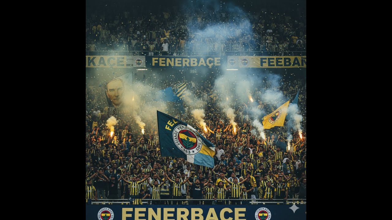 Fenerbahçe Marşı Tribünleri Ayağa Kaldırdı! 🟡🔵🔥