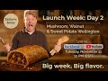 Launch Week DAY 2: The ULTIMATE Vegan Holiday Wellington (Mushroom, Walnut &amp; Sweet Potato)