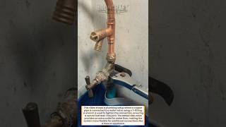 Smart Plumbing Tee Valve Install + Leak-Free Tightening Trick #plumbing #DIY #home