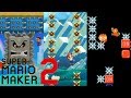 I got the world record on the 3 hardest courses in Mario Maker 2 (Lowest Clear Rate)