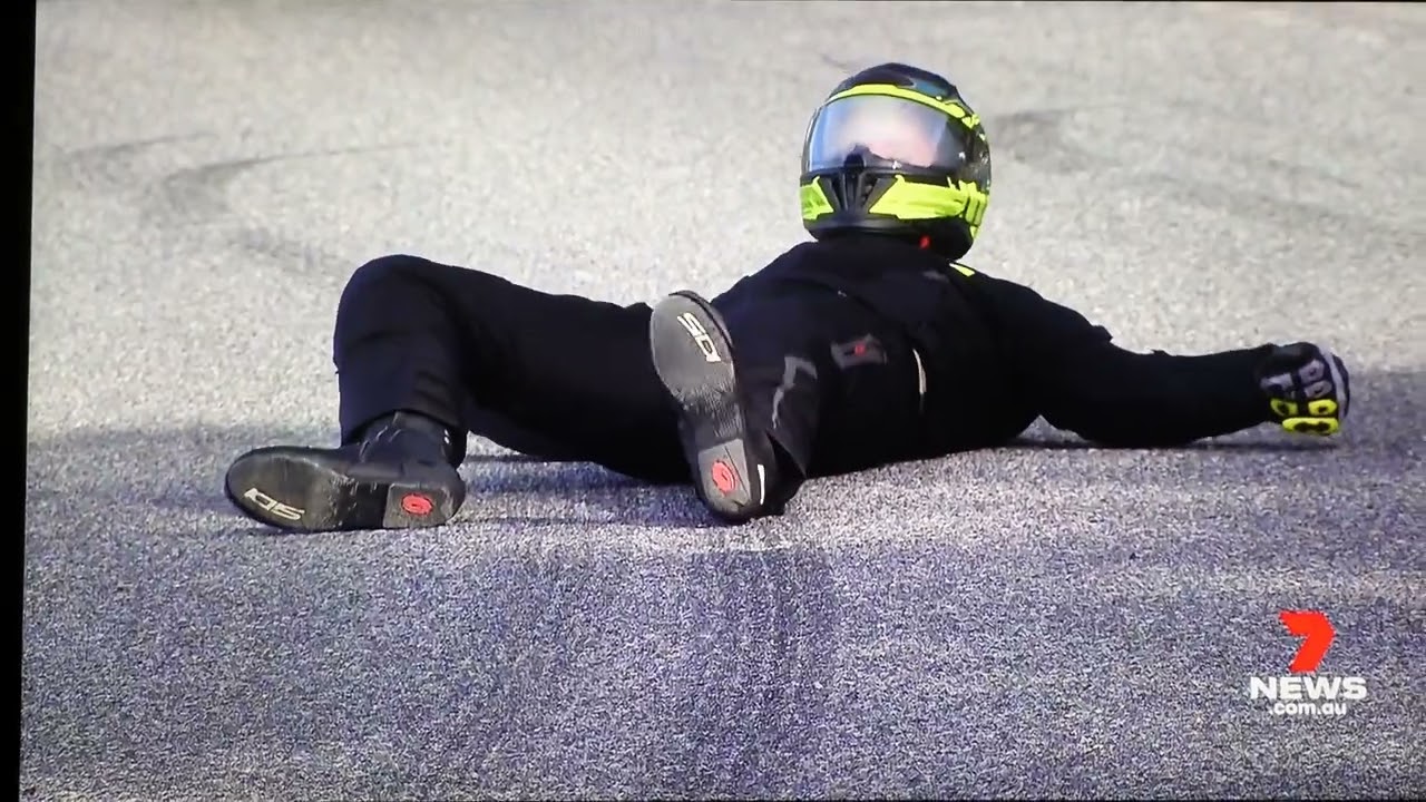 Bike Stunt. Gorge rd, Adelaide. South Australia.