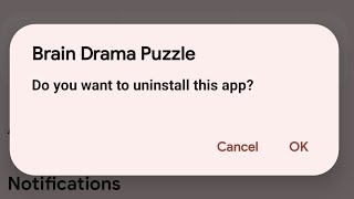 brain drama puzzle launcher game kaise delete kare | how to delete brain drama puzzle launcher  screenshot 1