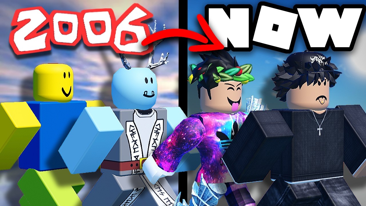 ROBLOX Avatar Trend Evolution 2006 NOW YouTube 