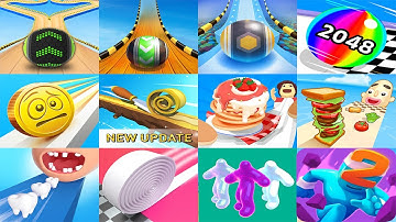 Going Balls, Race Master 3D, Sky Rolling Ball, Blob Runner 3D, Smile Rush, Battery Run 19062023119