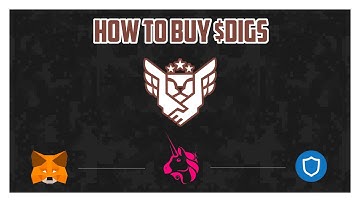How to Purchase $DIGS on Uniswap, using Metamask or Trust Wallet