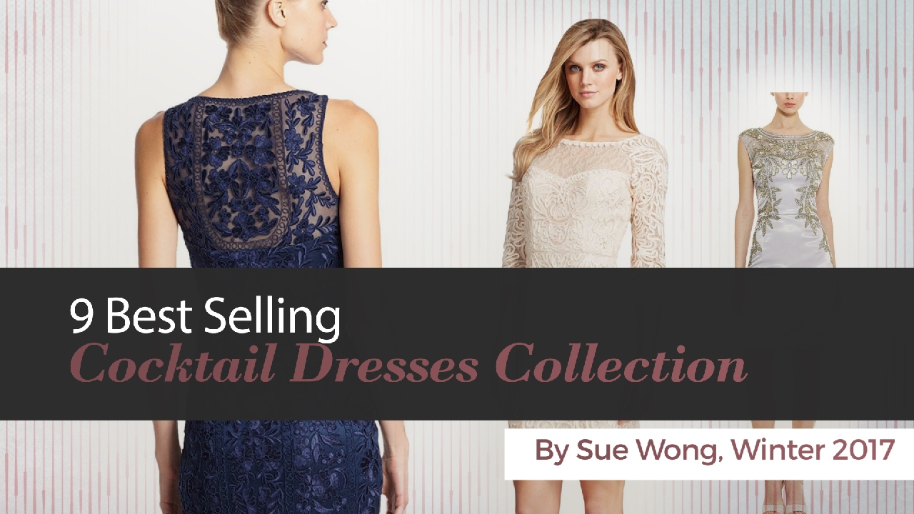 9 Best Selling Cocktail Dresses Collection By Sue Wong, Winter 2017