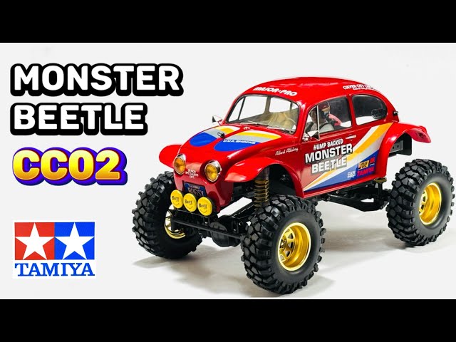 How to Monster Beetle a Tamiya CC02 1/10 RC Volkswagen - YouTube