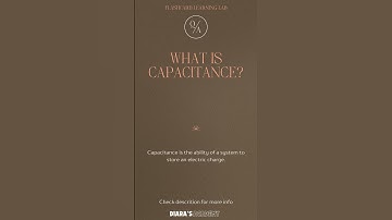 What is capacitance? #learnphysics #quiz #physicsquiz
