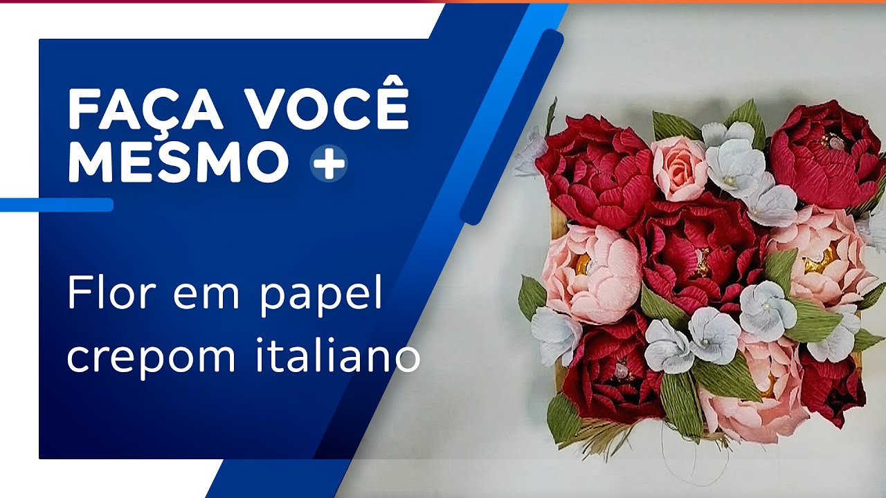 Flor em papel crepom italiano por Sônia Vigna - thptnganamst.edu.vn