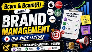 Unit 3 Designing Marketing Program | Brand Management | DU Sem 8 | Regular Ncweb Sol 