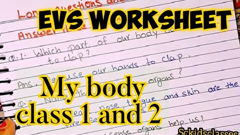 class 2 EVS chapter 1|| EVS class 2 chapter 1|| EVS questions and answers worksheet @sckidsclasses