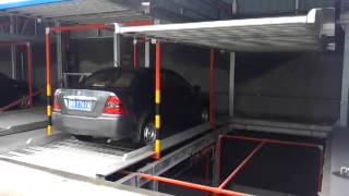 Mutrade by Hydro park BDP1+2 with 3 pallet puzzle parking system 2 floor