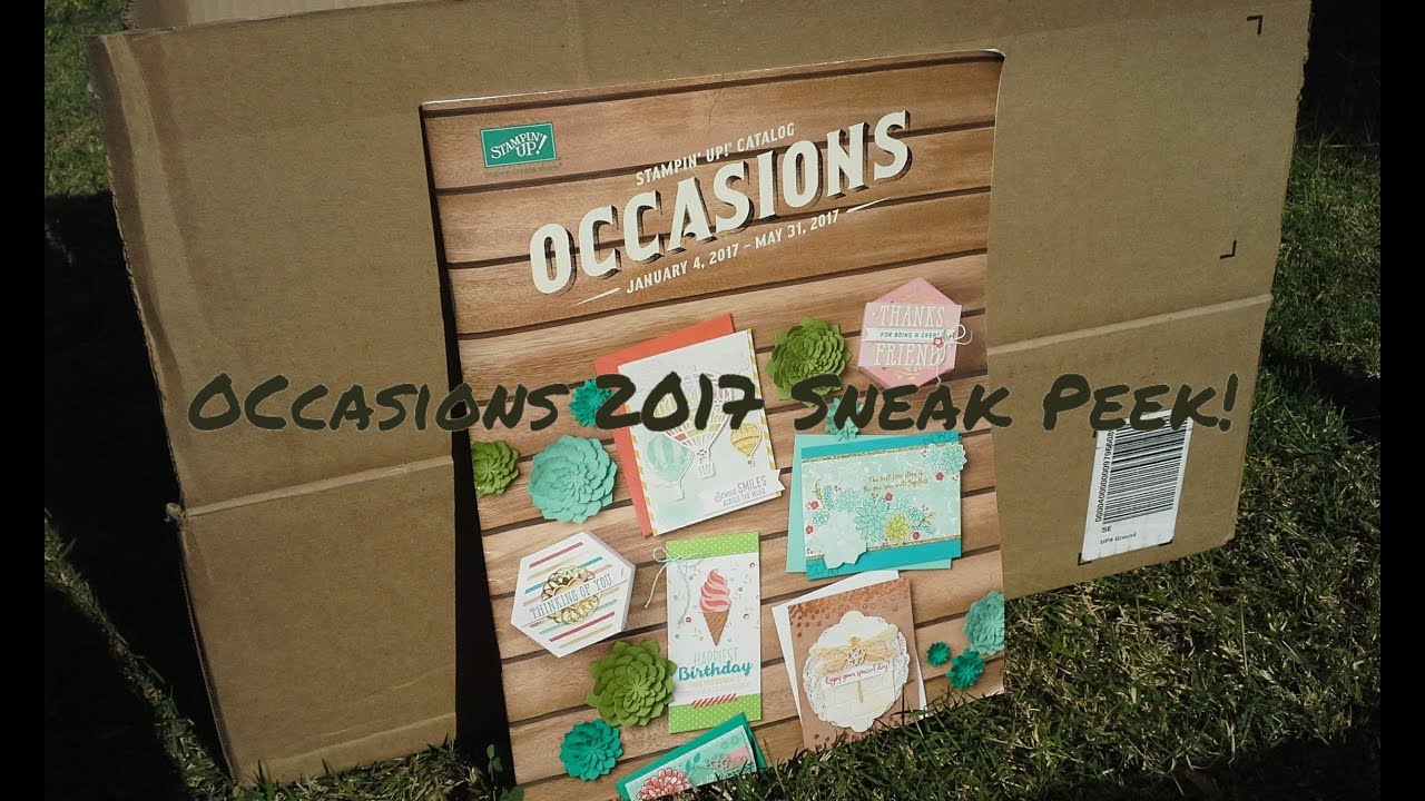 Occasions Catalog Sneak Peek 2017