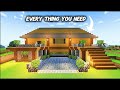 Minecraft: modern house tutorial 🏠#minecraft