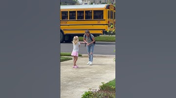 Thumbnail of She waits for her sisters every day and sometimes we have bloopers. 🫣💗 #fyp #viral #siblings