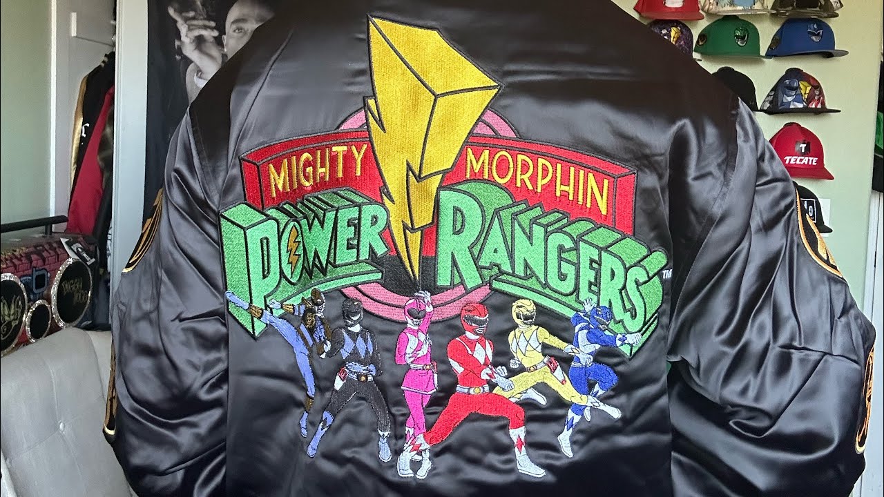 Chalk Line Power Rangers Quilted Satin Jacket: Unboxing & Review