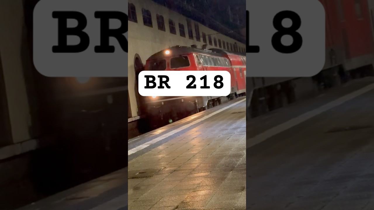 BR 218 401-8 auf dem RE6 nach Karlsruhe Hbf 