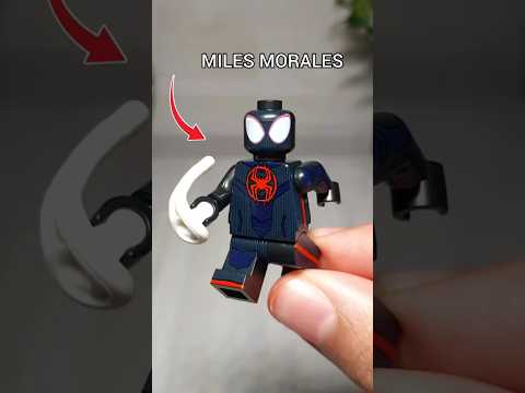 Miles Morales Knockoff LEGO Minifigure 
