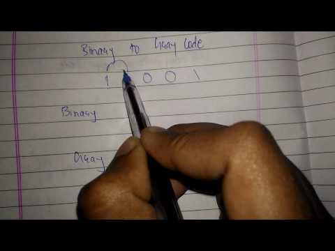 Binary to Gray code convertion